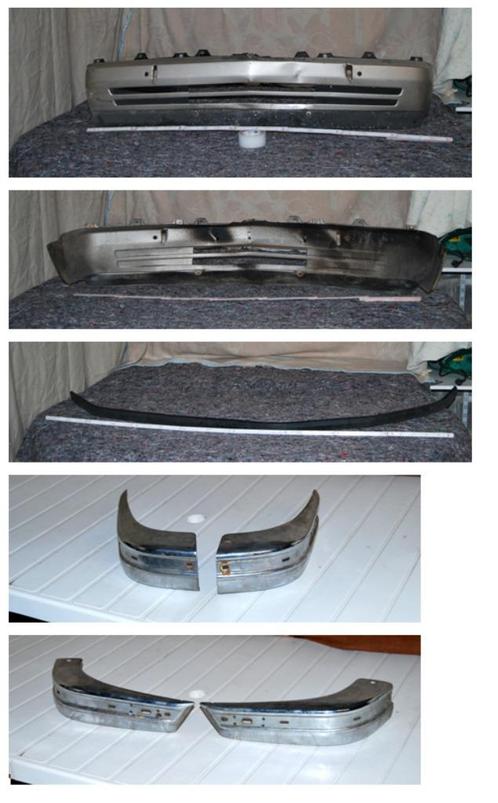 BMW E21 voorspoiler + stootband + zijkanten voorbumper, Auto-onderdelen, Carrosserie, Bumper, BMW, Voor, Gebruikt, Ophalen
