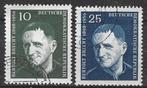 Duitsland DDR 1957 - Yvert 309-310 - Berthold Brecht (ST), Verzenden, DDR, Gestempeld