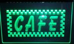 Cafe bar decoratie verlichting lamp mancave LED logo cadeau, Table lumineuse ou lampe (néon), Enlèvement ou Envoi, Neuf