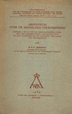 Aristoteles over de menselijke volkomenheid. Boeken I en II, Boeken, Ophalen of Verzenden, Gelezen