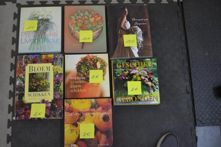 Bloemschikken, verschillende boeken, in heel goede staat, Hobby en Vrije tijd, Overige Hobby en Vrije tijd, Zo goed als nieuw