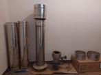 Dubbelwandige geïsoleerde rookgasbuizen inox – Ø13/20 cm, Doe-het-zelf en Bouw, Buizen en Afvoer, Ophalen, Gebruikt, 20 tot 40 mm