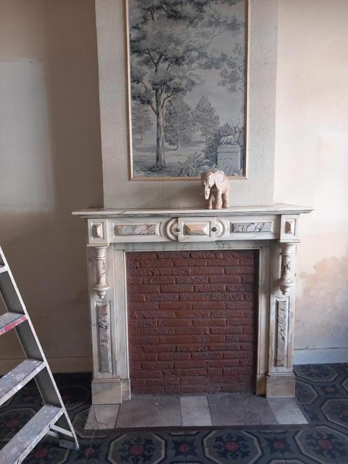 Marmeren schouw - zeer goede staat, Huis en Inrichting, Haarden, Zo goed als nieuw, Overige soorten, Ophalen