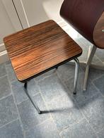 Vintage tabouret - krukje , chroom/formica, Huis en Inrichting, Ophalen, Gebruikt