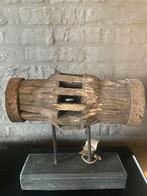 Houten wielas op statief, Ophalen of Verzenden