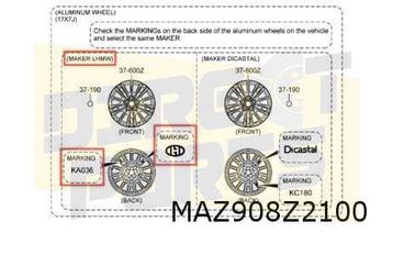 Mazda CX-5 velg alu. 7J x 17" (5/17-10/21) Origineel! MAZ908 beschikbaar voor biedingen