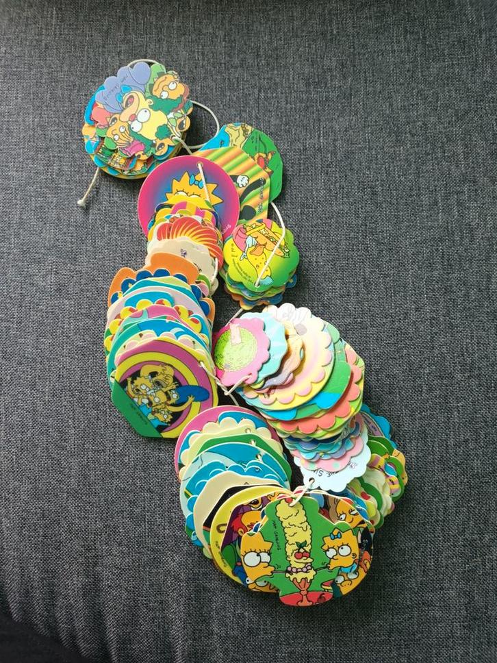 Groot Lot flipo's Croky The Simpsons te koop., Verzamelen, Flippo's, Ophalen