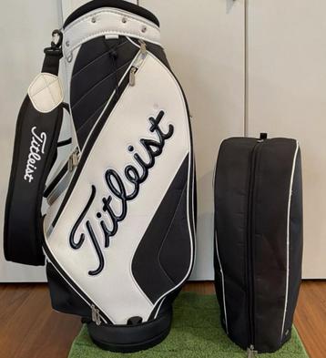 Titleist lichtgewicht wit/zwarte golftas draagt cart caddy t beschikbaar voor biedingen