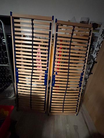 2 lattenbodems 70x200 cm beschikbaar voor biedingen