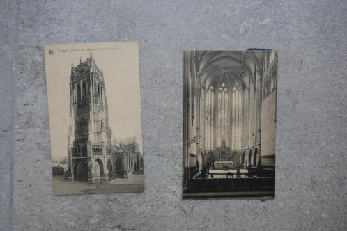 2 oude postkaarten Tongeren, Verzamelen, Postkaarten | België, Gelopen, Limburg, Ophalen of Verzenden