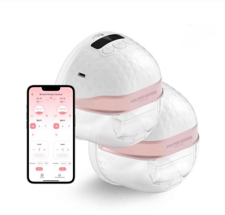 Vulpes Goods Elektrische Draadloze Borstkolf PRO V2, Enfants & Bébés, Aliments pour bébé & Accessoires, Comme neuf, Tire-lait