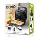 DOMO Croque/Wafel toestel DO1124C, Ophalen of Verzenden, Uitneembare platen, Nieuw