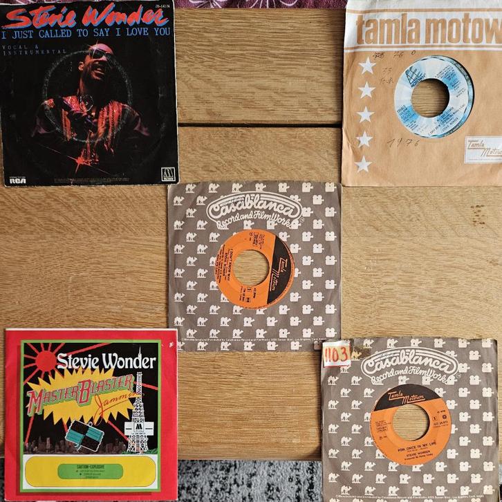 À VENDRE : LOT DE 45 TOURS VINYLES DE « STEVIE WONDER », CD & DVD, Vinyles Singles, Utilisé, Single, Enlèvement