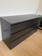 IKEA Malm ladekast (6) zwart bruin, Ophalen, Zo goed als nieuw