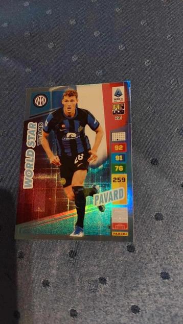 Voetbalkaart : Adrenalyn XL / Benjamin Pavard / Inter Milaan beschikbaar voor biedingen