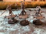 3 Tzangor Enlightened sur disque Tzeentch Warhammer AoS, Enlèvement ou Envoi, Warhammer, Peint