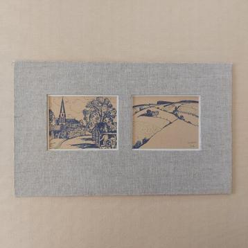 Floris JESPERS Antwerpen 1889 1965 Ardennen twee tekeningen beschikbaar voor biedingen