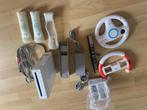 WII console en attributen, Games en Spelcomputers, Spelcomputers | Nintendo Wii, Ophalen, Zo goed als nieuw, Met stuurtje