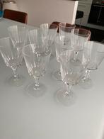 Wijnglazen kristal, Verzamelen, Glas en Drinkglazen, Ophalen, Zo goed als nieuw