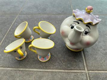 Vintage Belle & Het Beest: Mrs Potts + Chip beschikbaar voor biedingen