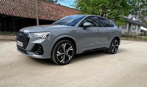 Audi Q3 Sportback 45 TFSIe S Line- NARDO GREY & SHADOW, Auto's, Audi, Particulier, Q3, 360° camera, ABS, Achteruitrijcamera, Airbags