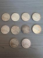 Lot 10 x 500 Frank 1980, Postzegels en Munten, Munten | België, Ophalen, Zilver