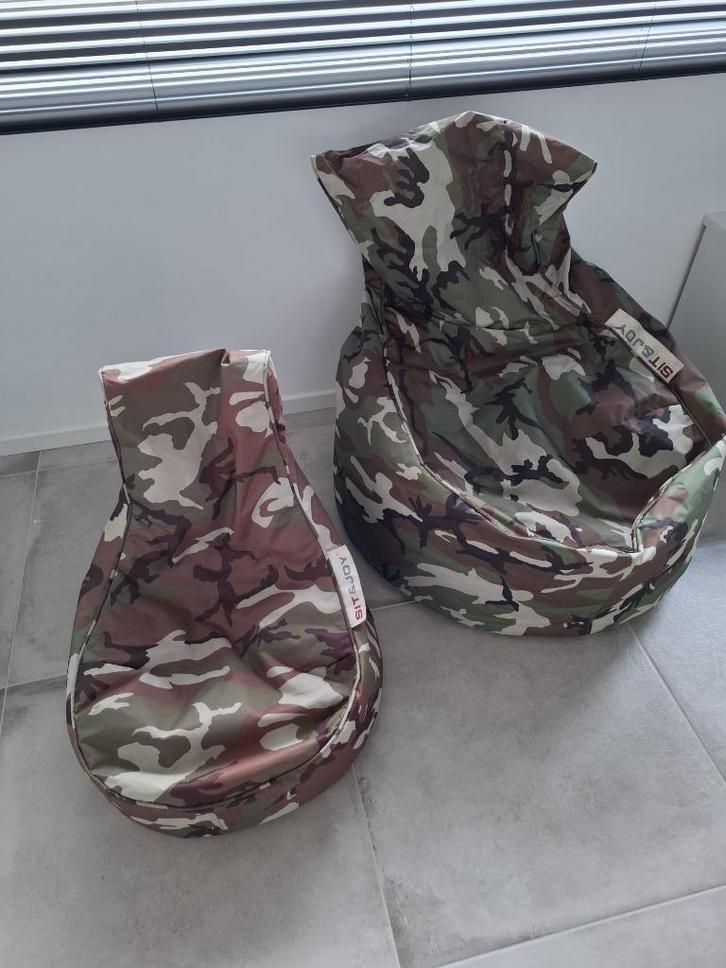 Zitzak "Sit & Joy"  2 stuks, Huis en Inrichting, Zitzakken, Zo goed als nieuw, Zitzak, Overige kleuren, Ophalen
