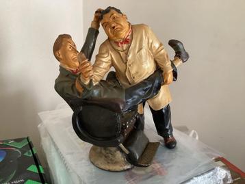 Laurel and Hardy beeld bij de tandarts beschikbaar voor biedingen