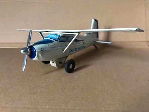 Cessna vliegtuig United Nations 23,5cm + doos, Verzamelen, Speelgoed, Gebruikt, Ophalen of Verzenden