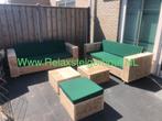 Steigerhout loungeset loungebank loungestoel Tuinset bank, Tuin en Terras, Steigerhout, Nieuw, Ophalen of Verzenden, Loungeset