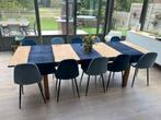 Eettafel (Teak), Huis en Inrichting, Ophalen, Gebruikt, Teakhout, 200 cm of meer