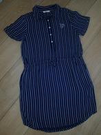Robe-chemise rayée bleu foncé WE (152), Comme neuf, Fille, WE, Robe ou Jupe