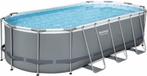 Bestway Power Steel ovaal zwembad - 549 x 274 x 122 cm, Ophalen, Zo goed als nieuw, Ovaal