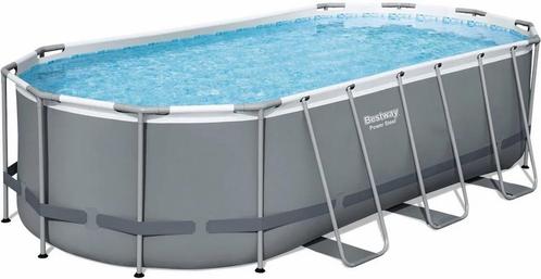 Bestway Power Steel ovaal zwembad - 549 x 274 x 122 cm, Tuin en Terras, Zwembaden, Zo goed als nieuw, Ovaal, Ophalen