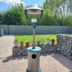 Terrasverwarmer met gasfles wieltjes en verstelbaar in 5st., Ophalen, Gebruikt, Waterbestendig, Vloer