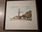 Aquareltekening Dirk Baksteen, Ophalen