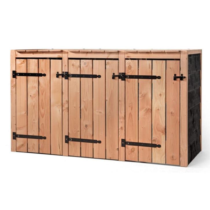 kliko ombouw,berging,douglashout,container ombouw,nieuw, Tuin en Terras, Bergingen en Tuinkasten, Nieuw, Hout, Ophalen of Verzenden