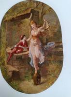 Schilderij op paneel, Antiek en Kunst, Kunst | Overige Kunst, Ophalen of Verzenden