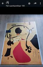 Schilderij doek van Joan Miró, Antiek en Kunst, Kunst | Schilderijen | Modern, Ophalen of Verzenden