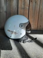 Witte vespa helm maat xs (53-54)., Fietsen en Brommers, Brommerhelmen, Ophalen, Zo goed als nieuw