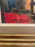Jean Oosterlinck — Zittende vrouw — Kubistische schilderkuns, Antiek en Kunst, Ophalen of Verzenden