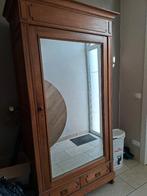 Vestiairekast met spiegel, Ophalen, Gebruikt, 200 cm of meer, Eikenhout