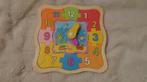 Puzzel met houten klokken, Kinderen en Baby's, Ophalen of Verzenden, Zo goed als nieuw, Overige typen
