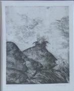 FRANS MINNAERT / TWEE KOPPEN / ZW-W ETS / 71x56cm / KADER, Antiek en Kunst, Ophalen