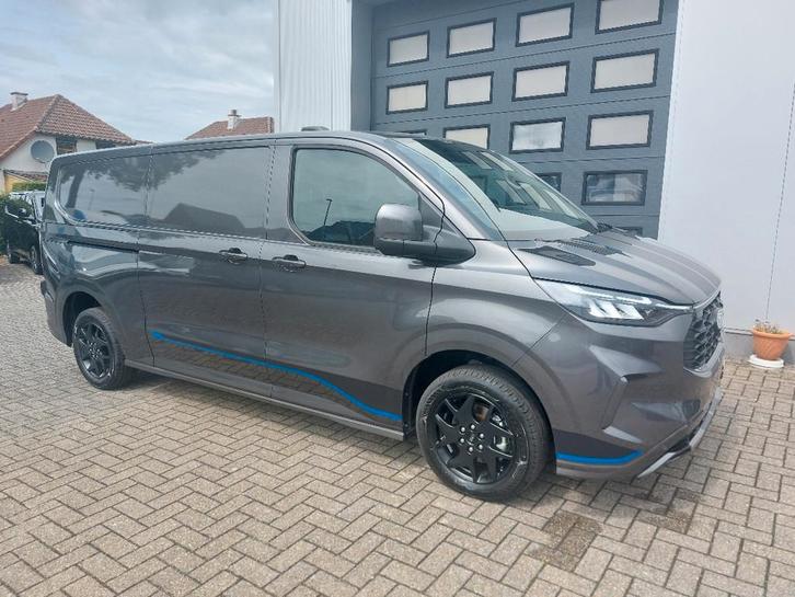 Ford Transit Custom SPORT L2 dubbele zijschuifdeur 39.000ex, Auto's, Ford, Bedrijf, Te koop, Transit, ABS, Achteruitrijcamera