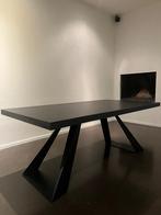 Design eettafel - mat zwart, Huis en Inrichting, Tafels | Eettafels, Ophalen, 50 tot 100 cm, Zo goed als nieuw, 150 tot 200 cm