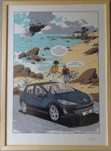 poster XIII – Peugeot 308 lancerings-reclame!  beschikbaar voor biedingen