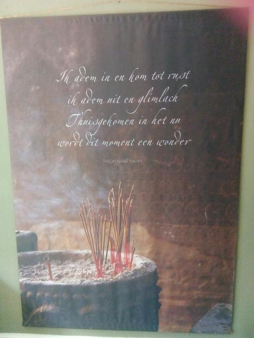 groot wanddoek, Huis en Inrichting, Woonaccessoires | Wanddecoraties, Zo goed als nieuw, Ophalen