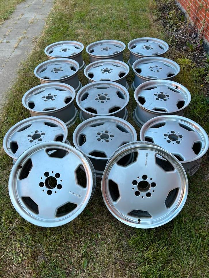 Amg 18inch breedset velgen, Auto-onderdelen, Banden en Velgen, Velg(en), 18 inch, Gebruikt, Ophalen