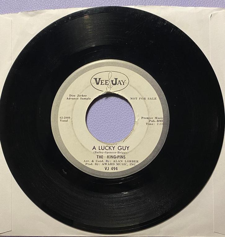 The King Pins Lucky Guy Label Vee Jay Records, CD & DVD, Vinyles | R&B & Soul, Utilisé, Soul, Nu Soul ou Neo Soul, 1960 à 1980